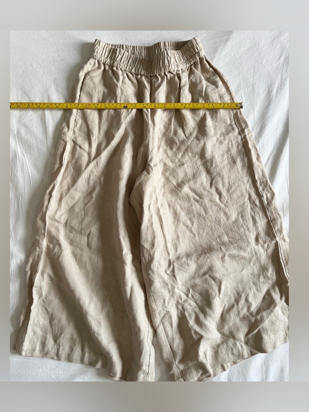 Eileen fisher Women's Wide-Leg Linen Jumpsuit in Natural organic linen - Picture 7 of 7